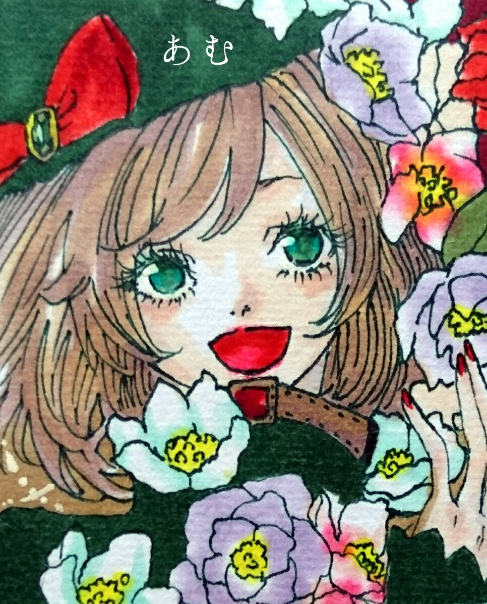 オリジナルイラスト ミニ色紙原画 クリスマスローズ 有毒系植物女子 手描きイラスト 売買されたオークション情報 Yahooの商品情報をアーカイブ公開 オークファン Aucfan Com