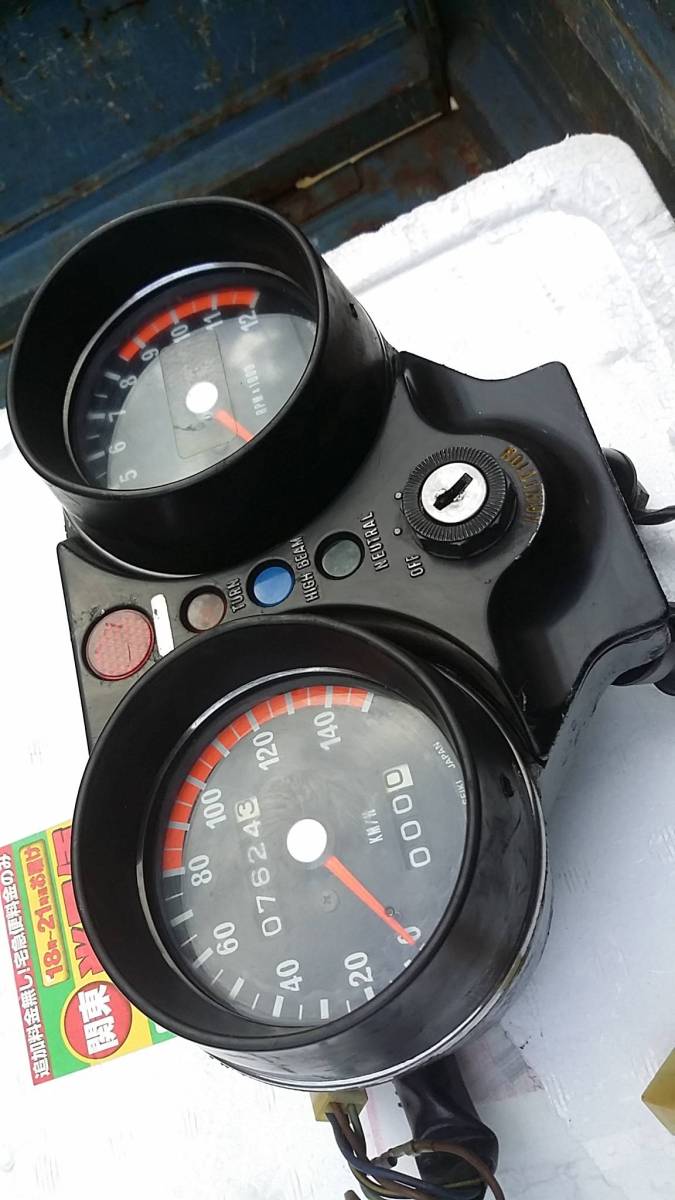 KH250 KH400 当時 国内スピードメーターassy 350ss 400ss 500ss 750ss