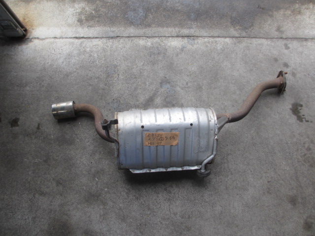 エブリィ②　Ｈ１１　リアマフラー　ＤＢ５２Ｖ　Ｆ６Ａ　ターボ有