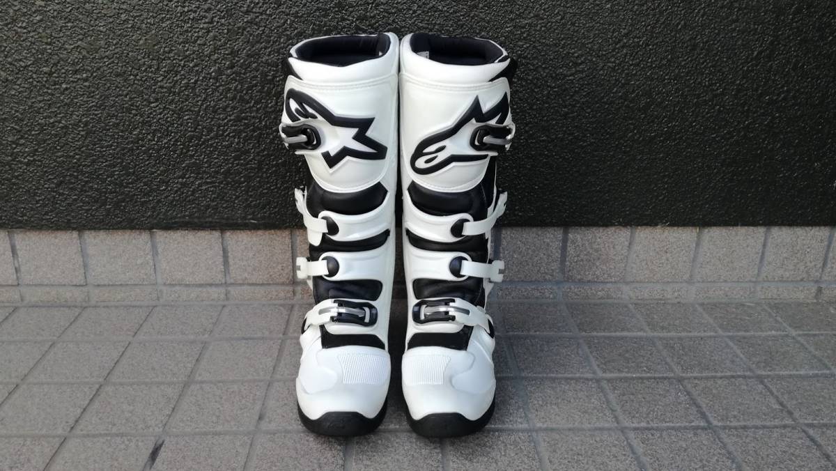 美品 アルパインスターズ オフロードブーツ テック3 荒かっ