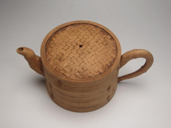 集】0801309茶具セット一式10点 澄泥焼物 茶籠 急須など 在銘 中国宜興