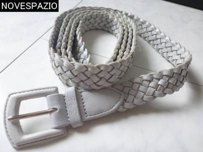 送料無料，2025 1.8万NOVESPAZIOノーベスパジオ アイスグレー 本革 2重ベルト カジュアル レディース(その他)｜売買されたオークション情報、yahooの商品情報をアーカイブ公開 - オークファン 皮革、レザー