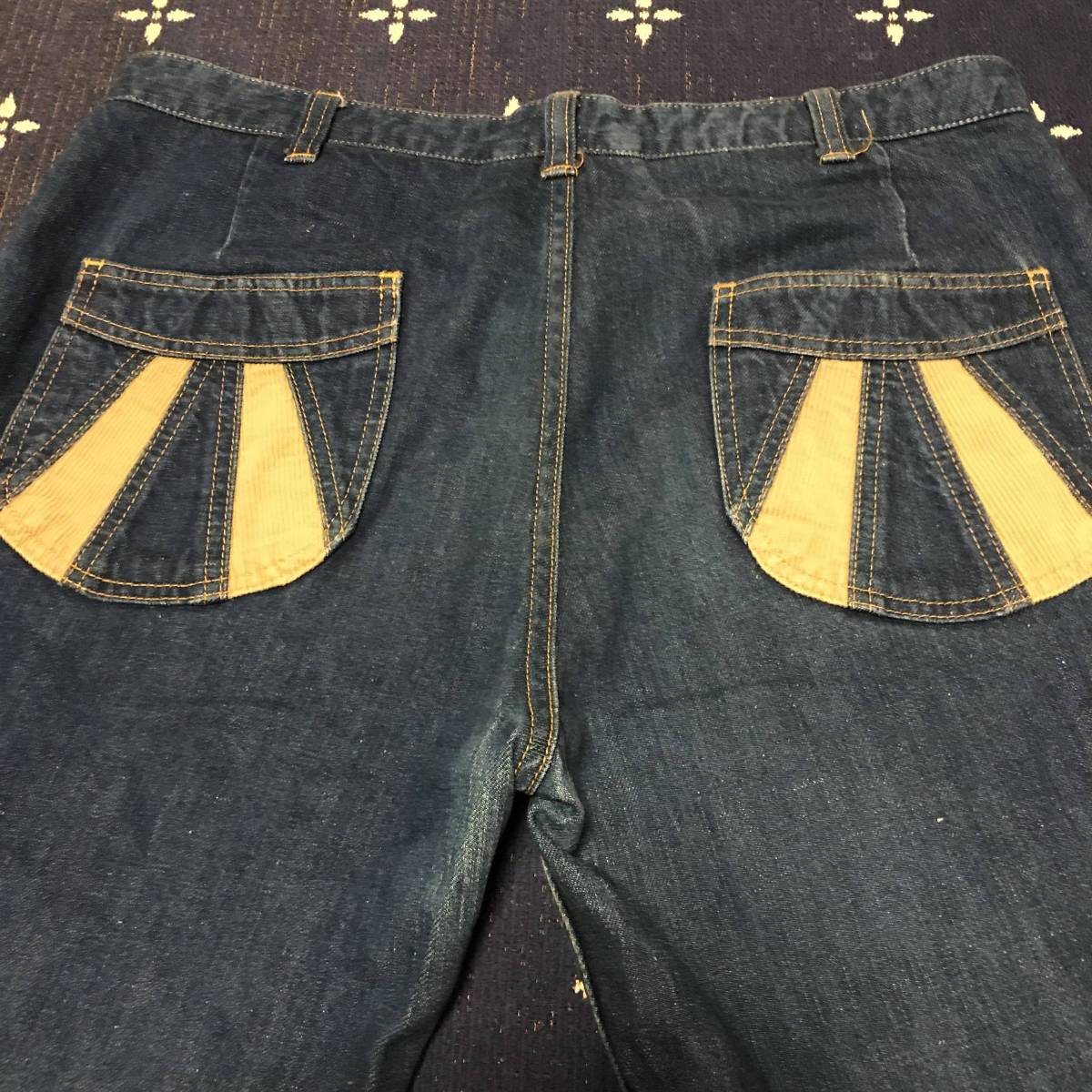 希少サイズ Nasngwam ナスングワム サンライズパンツ デニム ジーンズ XL