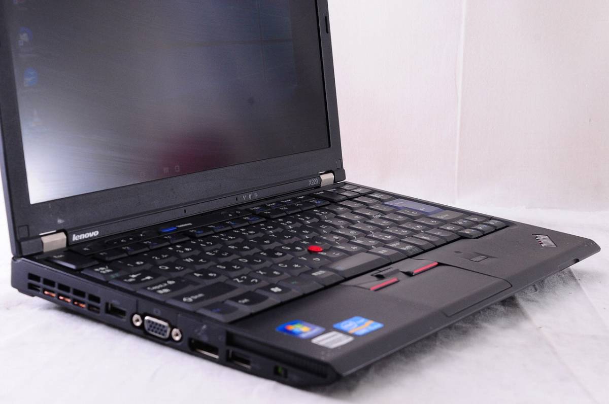 ☆超美品☆Lenovo ThinkPad X220 最新Win10 高性能i5 2520M 大容量