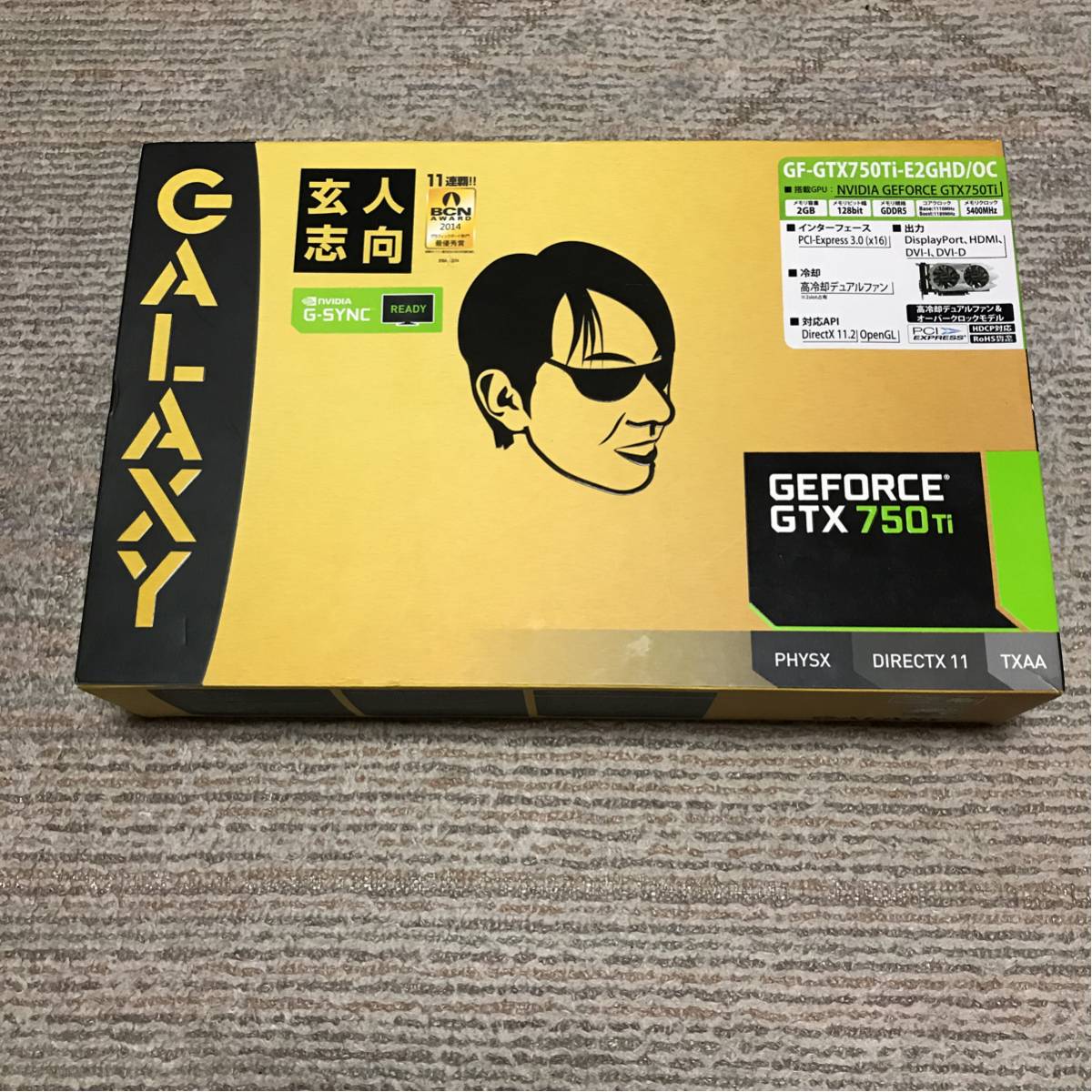 玄人志向 GeForce GTX 750Ti 2GB