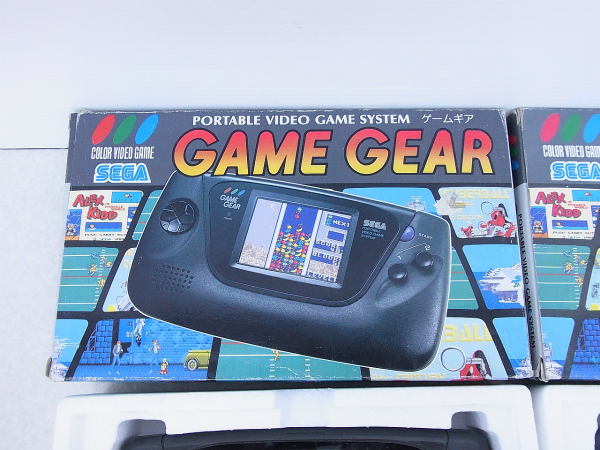 ジャンク SEGA ゲームギア 本体箱付 2台セット【10 セガ ゲームギア