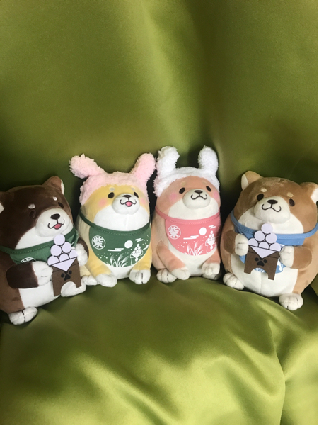 忠犬もちしば お月見ぬいぐるみ あんこ きなこ さくら もなか 4 イヌ一般 売買されたオークション情報 Yahooの商品情報をアーカイブ公開 オークファン Aucfan Com