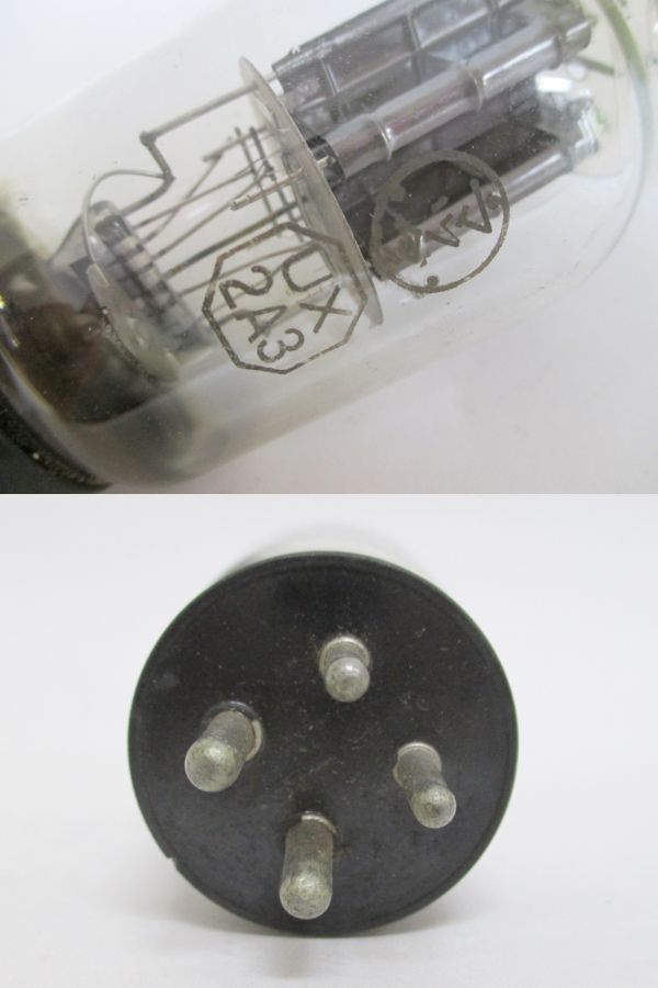 e062▼60▼マツダ UX2A3 真空管 オーディオ アンプ 1本のみ