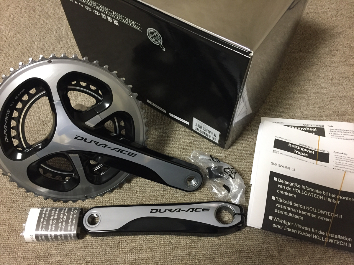 新品シマノ Dura-Ace FC-9000 50-34t 172.5mm