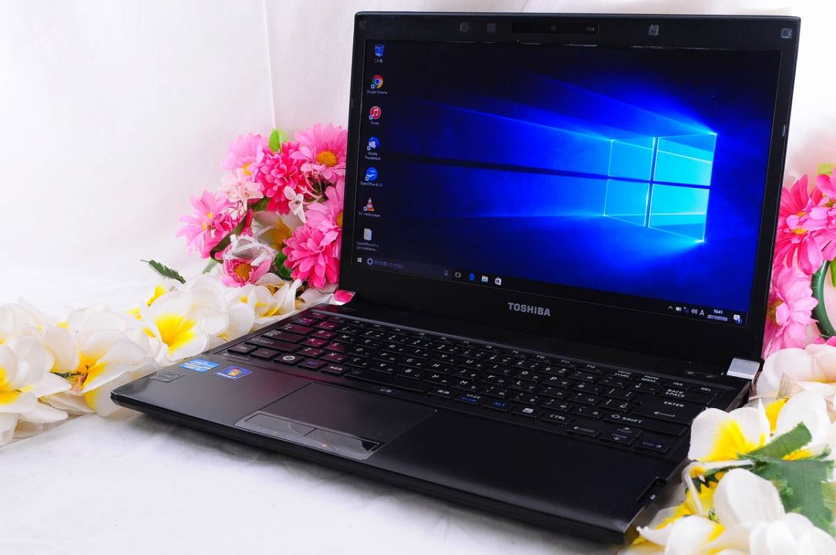 動作良好 東芝 DynaBook R732/F 最新Win10 高性能i5 3320M 頼れる64bit メモリ4GB 快適 無線 Wi-Fi ...