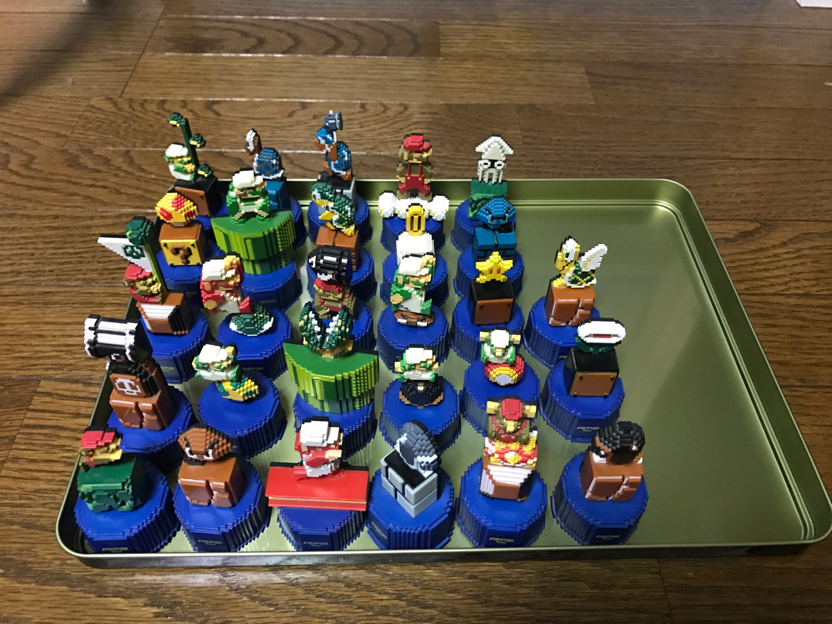 ペプシコーラ ボトルキャップ スーパーマリオ 30種セット コレクタBOX