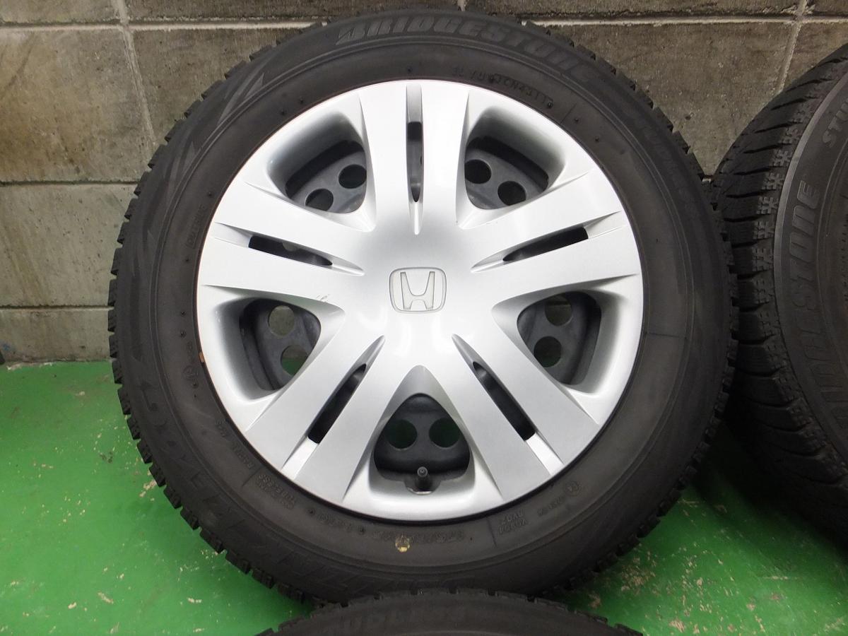 キレイ☆ホンダ フィット 純正 鉄 ホイール 175/65R15 ブリヂストン 