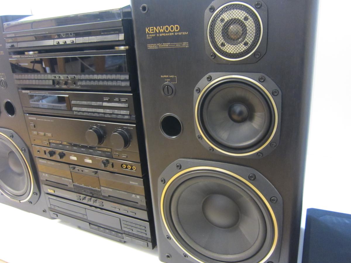 XA149 美品 KENWOOD ケンウッド ROXY DG77 ステレオ コンポ セット
