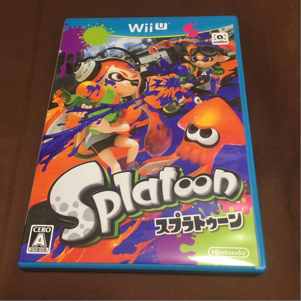 【ディスク美品 送料無料 】WiiU スプラトゥーン 即決あり 1