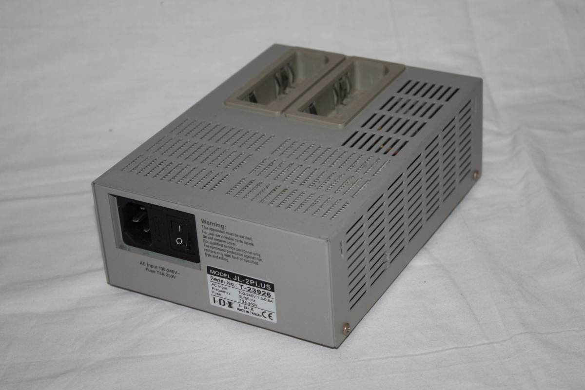 I.D.X JL-2PLUS 美品 ACアダプター兼バッテリーチャージャー