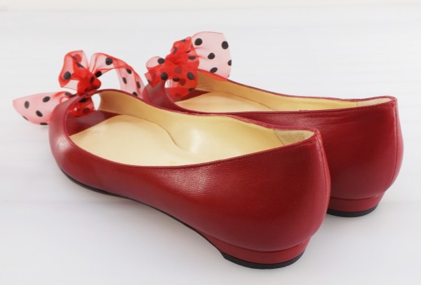 Christian Louboutin クリスチャン ルブタン オープントゥ リボン