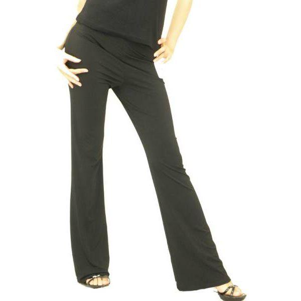 新品●送料無料●　脚長　パンツL　黒　再注文多し　ヨガなど_1