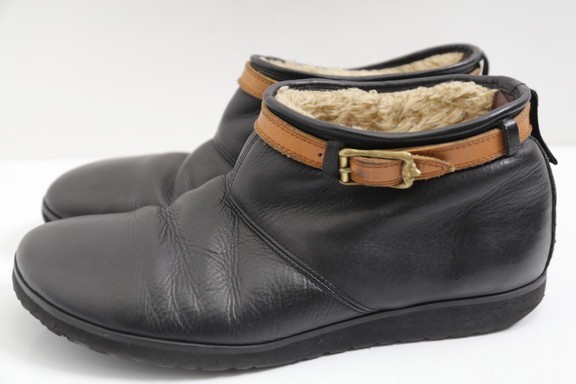 名作 FOOT THE COACHER フットザコーチャー ARCTIC SHOES 内ボア ミドルカット ブーツ BLACK 40GI5570 PB16