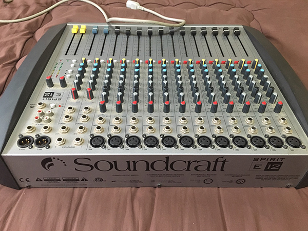 【現状お渡し】Soundcraft“SPIRIT E SERIES” E12 サウンドクラフト アナログ ミキサー 【動作未確認】