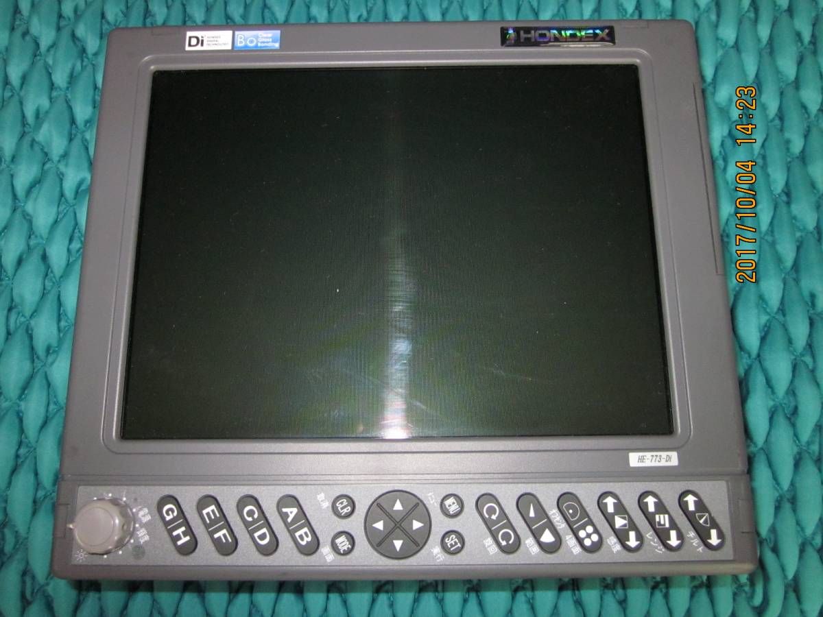 中古 HONDEX ホンデックス 10.4型マルチスキャン ソナー HE-773-Di