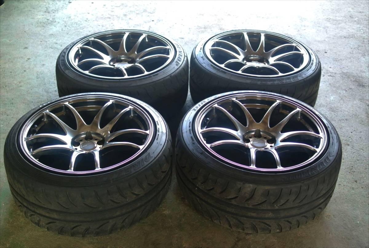 ☆ エモーションCR極 86 ZN6 ツライチ 9.5J+38 中古 Z3付き