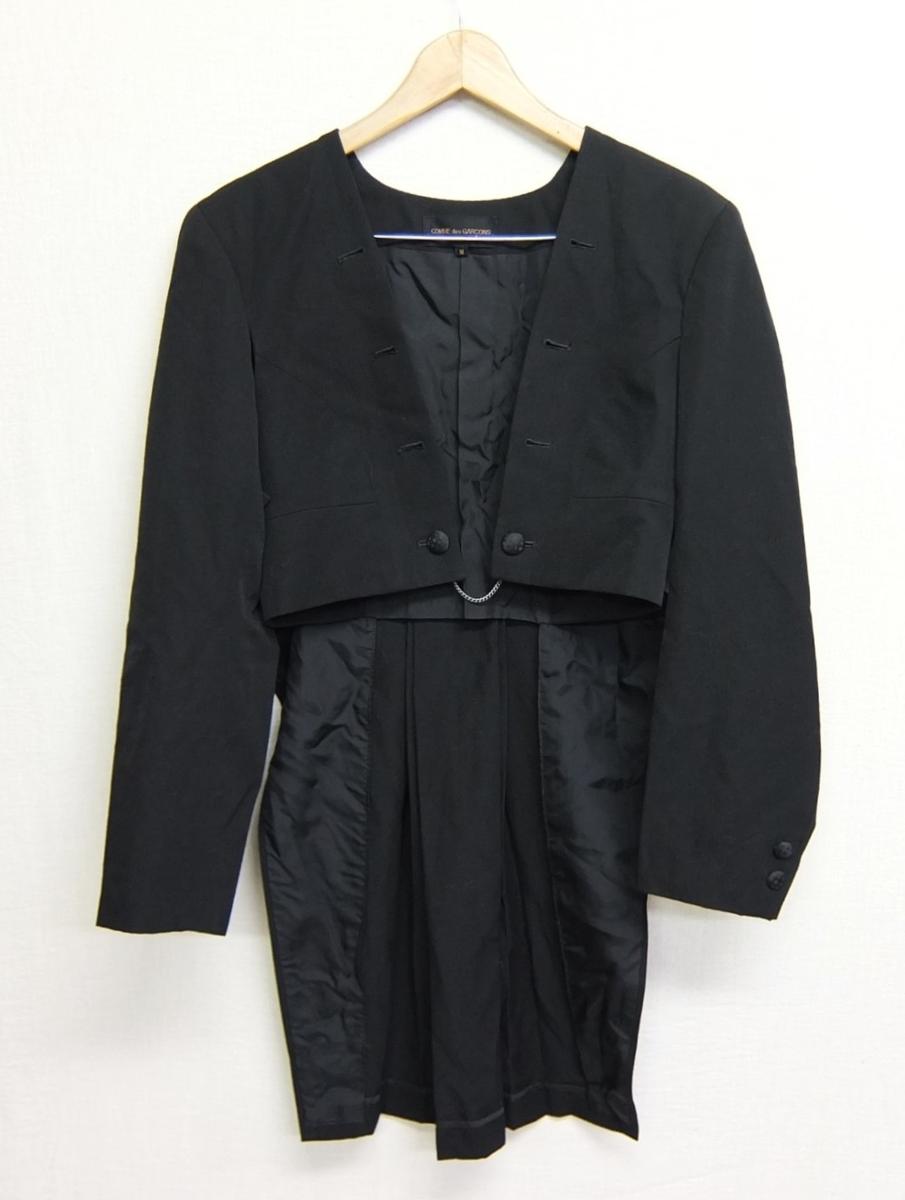 コムデギャルソン レディース 変形 ジャケット 黒 M COMME des GARCONS