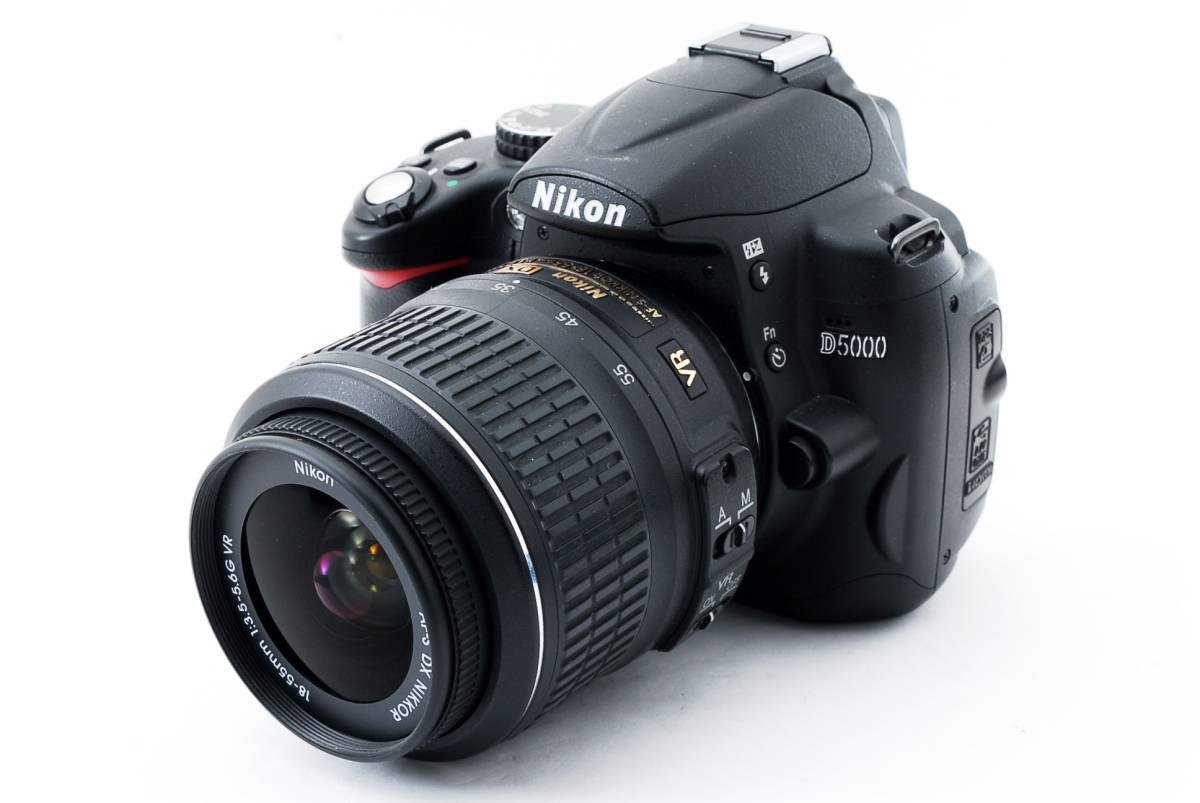 ★極上品★ Nikon ニコン D5000 AF-S 18-55mm DX G f3.5-5.6 VR 80size 228925