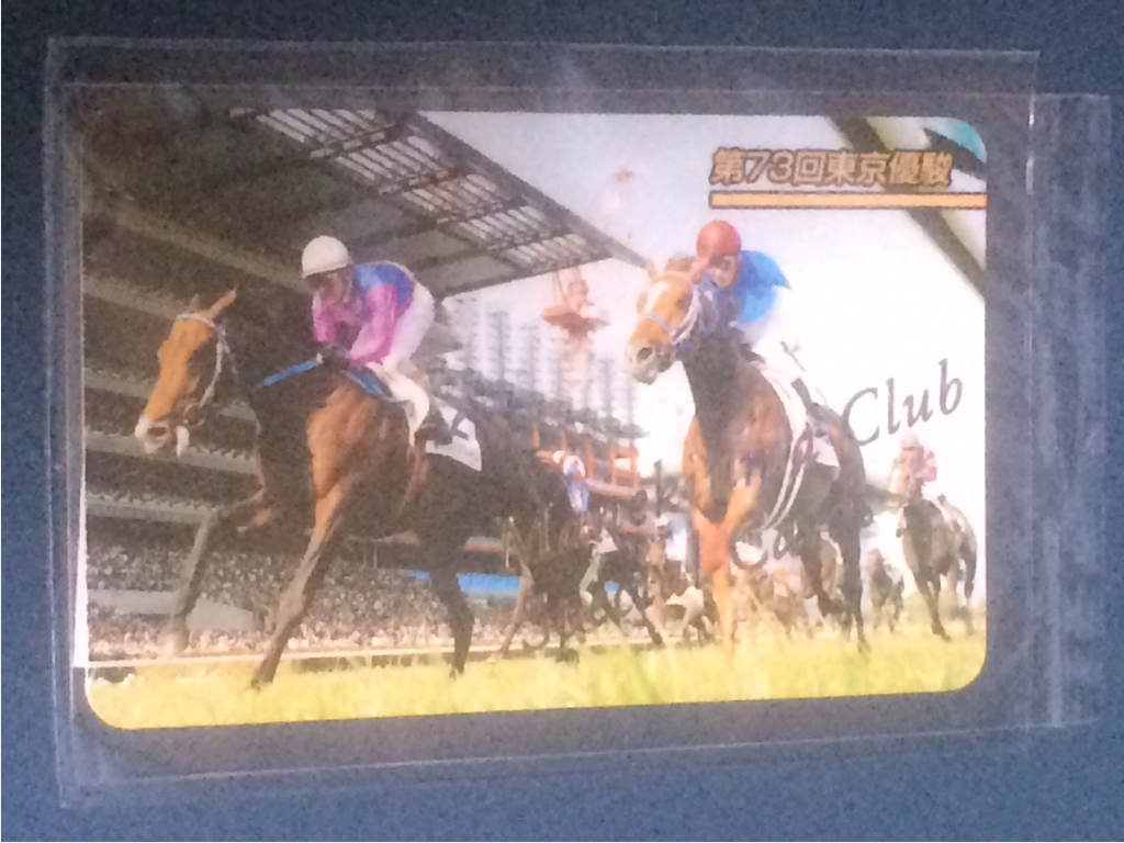 まねき馬 虹 レインボーカード 1023 メイショウサムソン 東京優駿 日本