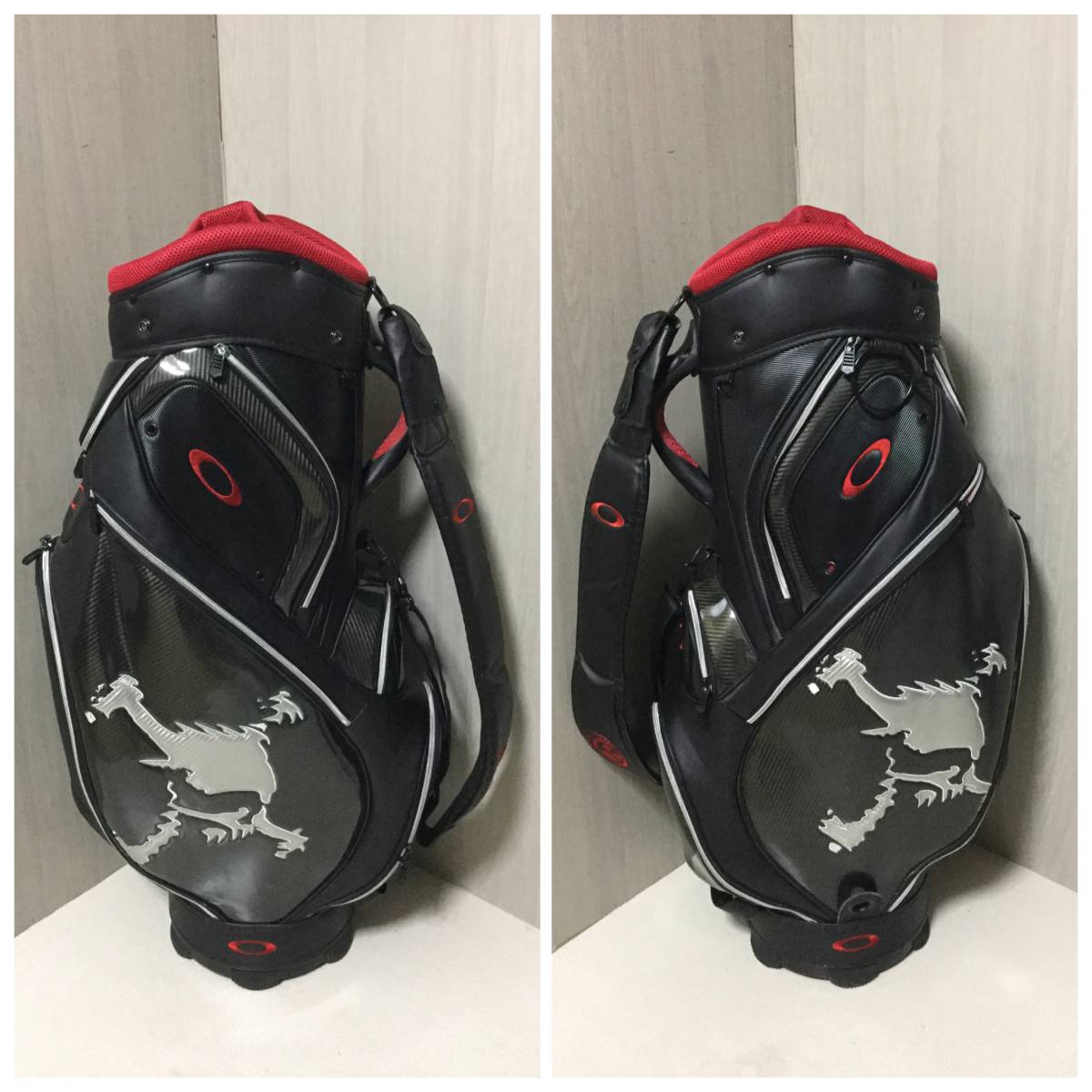 (美品) OAKLEY オークリー スカル ゴルフバック