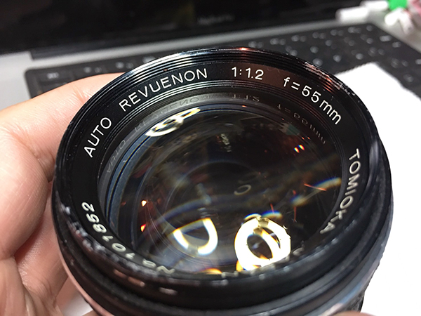 値下げしました。TOMIOKA AUTO REVUENON 55mm 1.2 貴重な名機 おまけ付き M42
