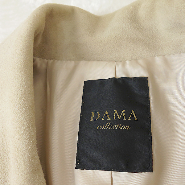 DAMA collection ダーマ ラムスエード/羊革 ガウンコート 9AR ラム 