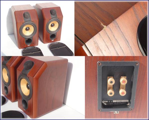 ☆503 B&W 2Wayスピーカーシステム CDM1 ペア連番 英国製ブックシェルフ型