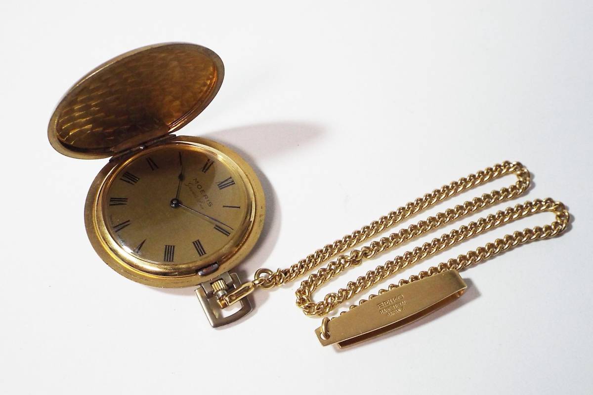 ☆ MOERIS Grands Prix モーリス グランプリ/手巻き 機械式/懐中時計/ローマン/ハンターケース/ナ043