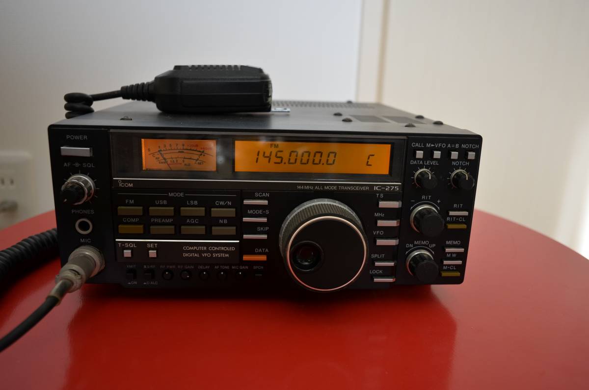 ICOM IC 275 144MHz オールモードトランシーバー 本体中古 ICOM IC-275 144Mhz 2m ALL MODE トランシーバー 中古 取説有 Second