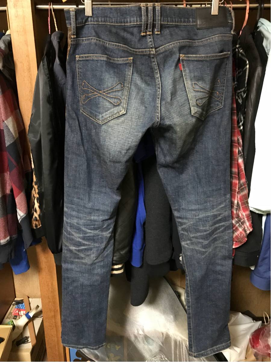 ロエンスキニーパンツ Roen（ロエン） レオパードライン スキニー