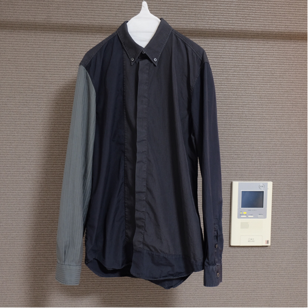 Maison Margiela メゾン マルタン マルジェラ パッチワークシャツ 再構築 46 ss aw アーティザナル