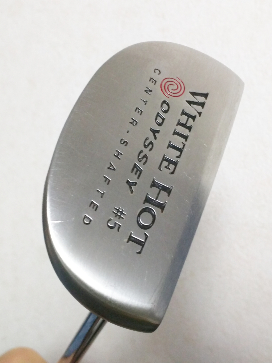 ○中古 ODYSSEY WHITE HOT ホワイトホット ♯5 CENTER SHAFT センター