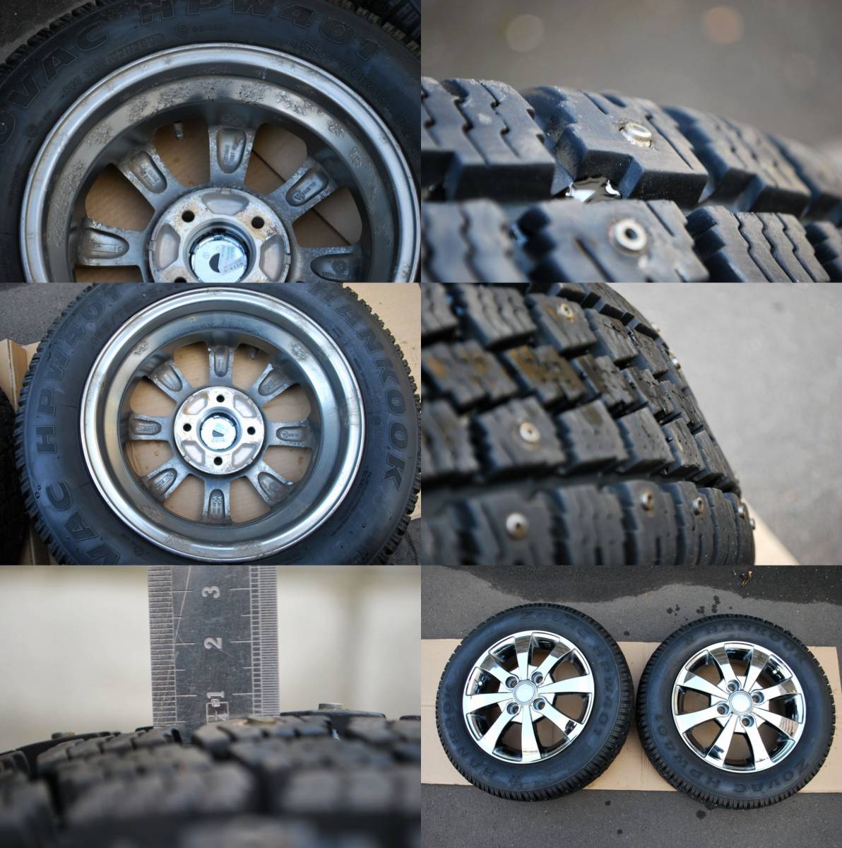 Yahoo!オークション -「札幌 スパイク 【HANKOOK】札幌発 ZOVAC HPW401 