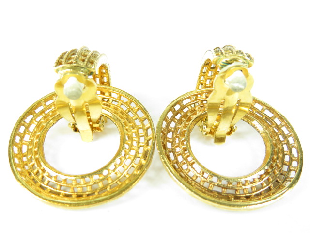 65825★1円スタート★本物★シャネル★CHANEL★美品★イヤリング★スイング★ヴィンテージ★レディース★