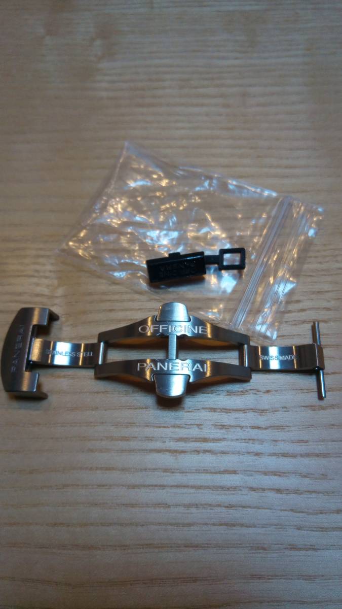 パネライ　純正　Ｄバックル　サテン　美品　取り付け幅22mm　officine panerai