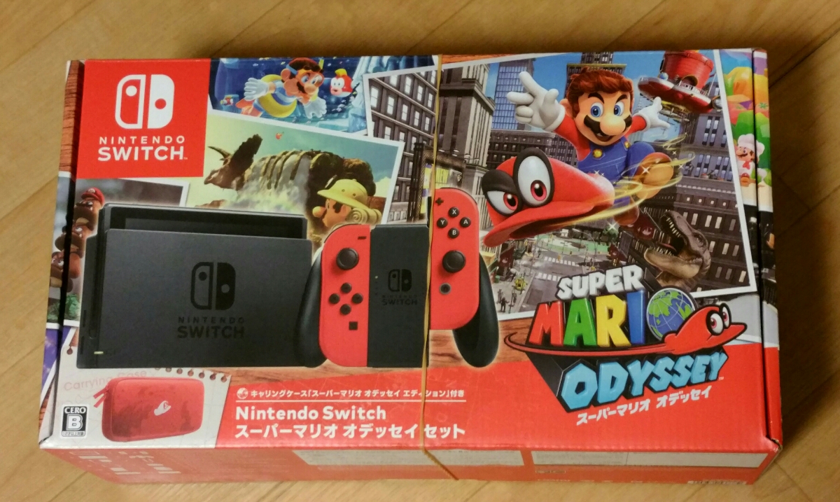 ☆最新作☆ニンテンドースイッチ本体+スーパーマリオ・オデッセィ