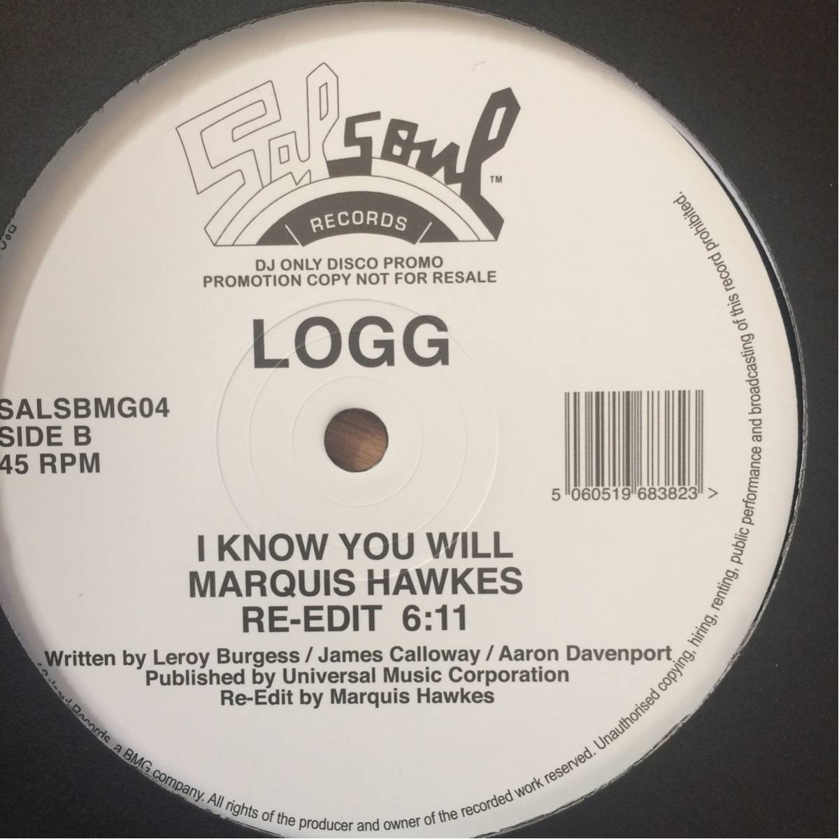  12&rsquo; Logg-I Know You Will/Something Else(ディスコ)｜売買されたオークション情報、yahooの商品情報をアーカイブ公開 - オークファン ディスコ