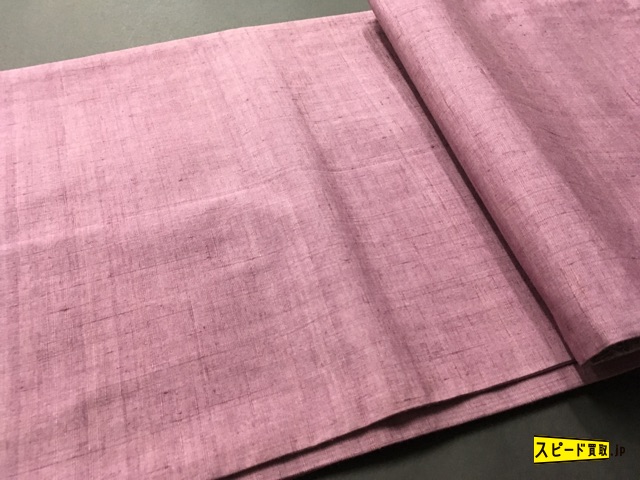 スピ買■ 着物 1円 逸品 美品 袋帯 紫 汕頭刺繍 松 和楽器 草花 紬地 金糸 六通 正絹 ☆☆☆☆☆