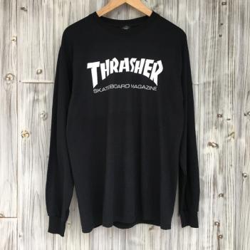 最新作，送料無料 SALE THRASHER MAGAZINE MAG LOGO L/S TEE スラッシャー マガジン ロゴ ロンT 長袖 BLACK ブラック 黒 L(Lサイズ)｜売買されたオークション情報、yahooの商品情報をアーカイブ公開 - オークファン Lサイズ