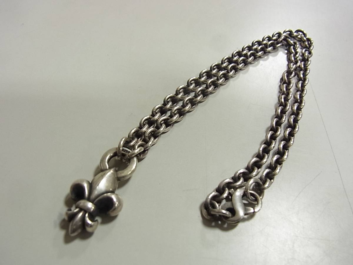 1円～/パトリックコックス/ネックレス/シルバー925/ユリ/41.4ｇ
