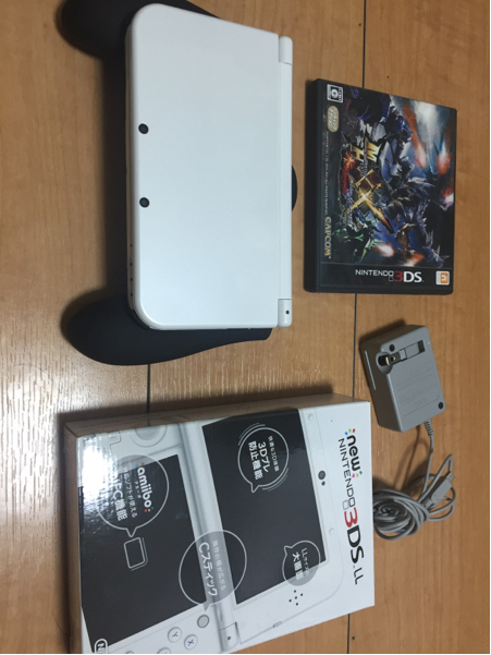 new 3DS LL 本体 モンスターハンターダブルクロス MHXX セット 3DS new LL