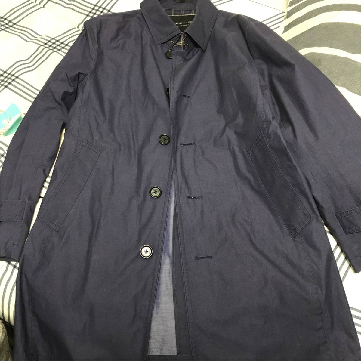 バーバーバリーブラックレーベル トレンチコート サイズM