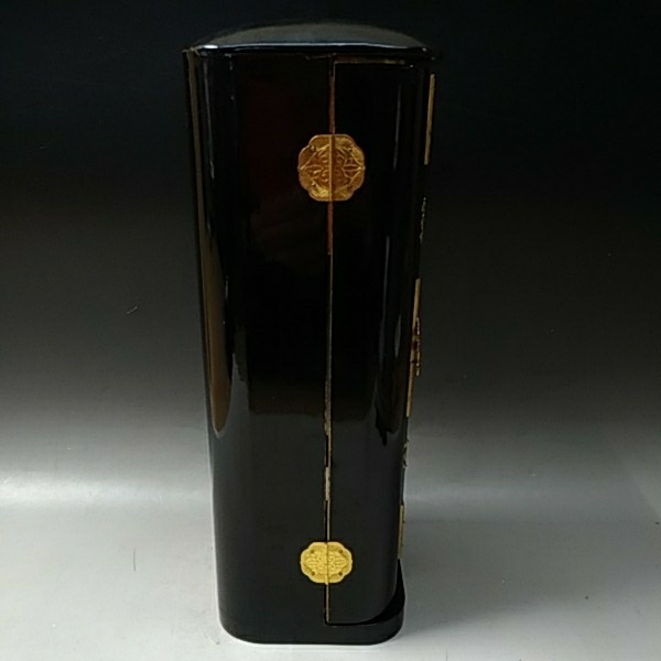 丸厨子 手作り高級厨子「幅広」18号 黒塗り 朱塗り 純木製 L8133[丸吉]