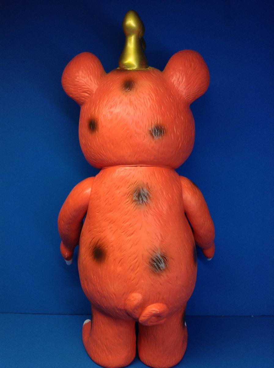 快獣ブースカ・ジャイアント・ソフビ【オレンジ色】イヌクマ製
