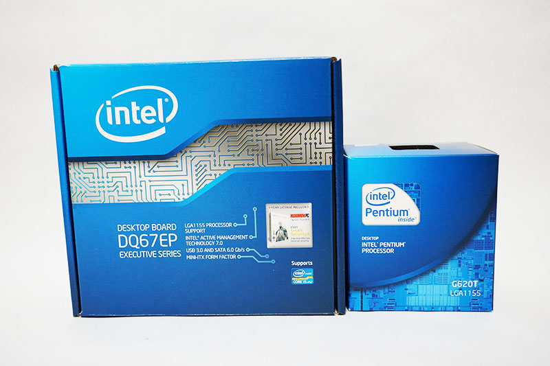 未使用品　Intel DQ67EP + Pentium G620T + WHS2011 ※送料無料